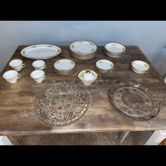 Meito China, 7 piece hand-painted “DOVER” set - Picture 7 of 8